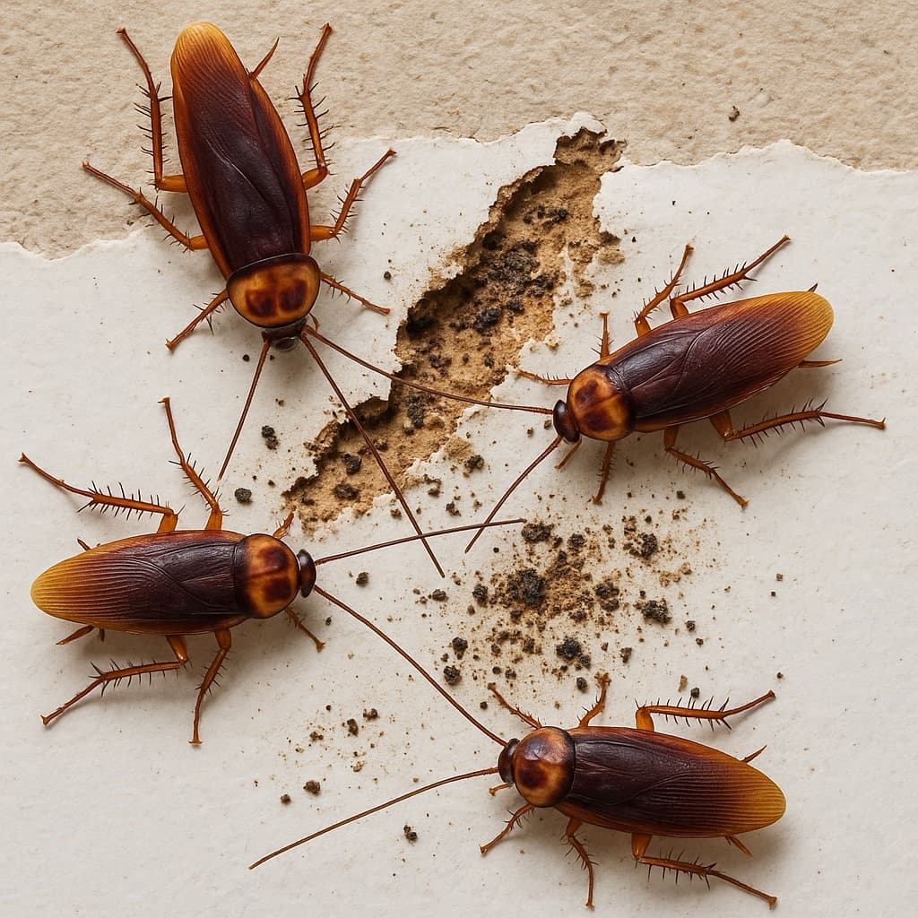 اذا رئيت الصراصير هذه او غيرها من الأنواع يجب التواصل مع خبراء رش الصراصير ولا يوجد في خبرتنا او كفائاتنا في رش الحشرات